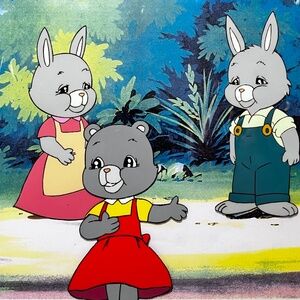 1987 COZY CRITTERS Animation Cels / aka SYLVANIAN FAMILIES / Ashley Evergreen!!